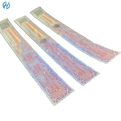 Laser Double Layer Labels Holographic Custom Reflective Labels Adhesive
