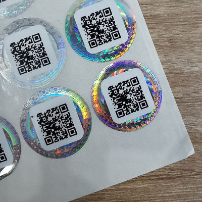 Custom Security Label Stickers Vinyl/PET Paper Offset Printed with Customized