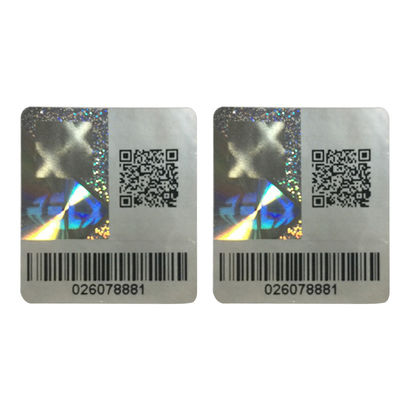 Customizable Die Cut Security Label Stickers With Offset Digital Printing For Authenticity Protection