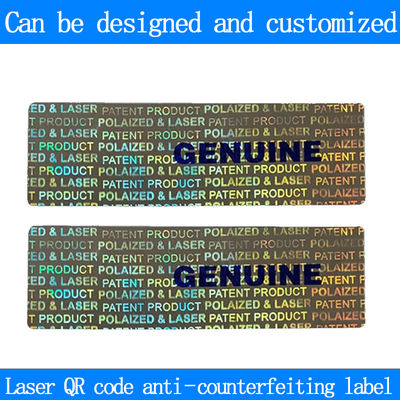 Customized Holographic Security Stickers with Permanent Adhesive Protect Your Products