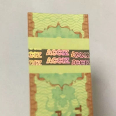 Custom Holographic Cigarette Security Tax Revenue Stamps With UV IR Code