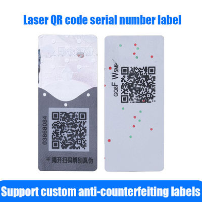 Custom Security Stickers with Personalized Text Logo and Serial Numbers for Enhanced Protection