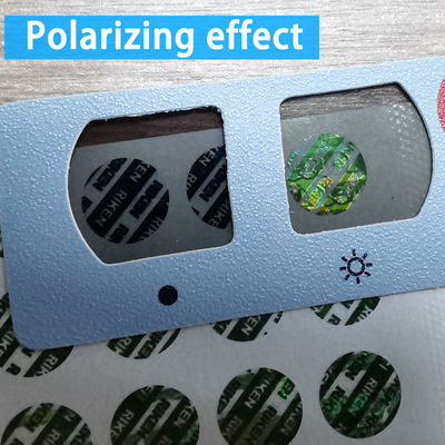 Customizable Pantone Color Security Stickers with Serial Number