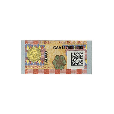 Holographic Micro Text Cigarette Stamp Label With Security Watermark Feature