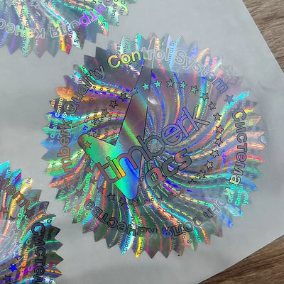 Die Cut Sheet/Roll Packing Custom Anti Counterfeiting Labels Security Tag Printing Service