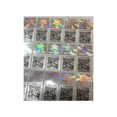 Roll Packaging Type Adhesive Anti Fake Stickers with Customized Hidden Message OPENVOID