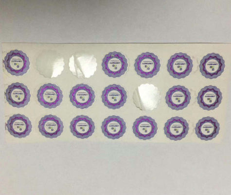 Box Packaging Double Layer Labels with Rectangle Label Shape and Paper Material