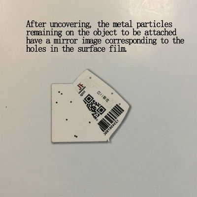 Waterproof And Rectangle Shape Double Layer Labels With Writable Surface