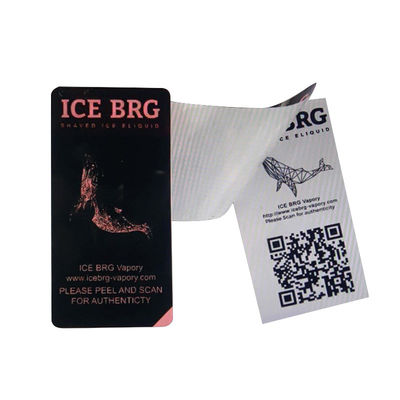 Custom Order Double Layer Labels in Box Packaging Type without Removable