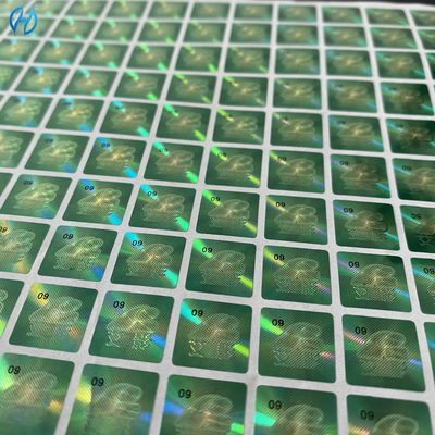 Durability and Scratch Resistance Guaranteed Waterproof Laser Marking Anti-Counterfeit Labels for Silver or Customized Items