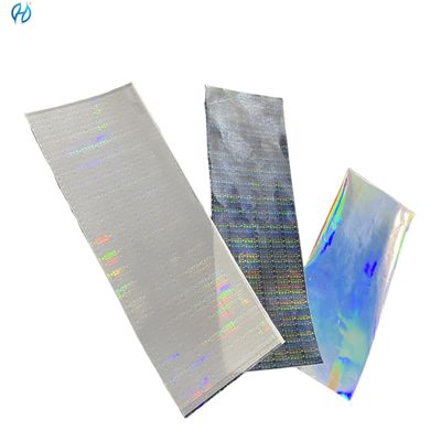Die Cut Laser Anti Counterfeiting Label Sheet/Roll Packing Sequential Numbering Customizable Printing