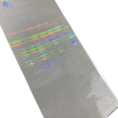 Adhesive Sticker Printing with Hot Stamping Label Custom Order Accepted No Removable