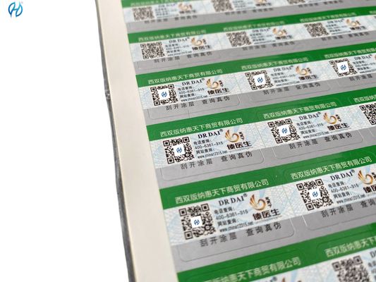 Waterproof Shiny Hot Stamp Sticker for Bottles/Jars Durable and Eye-Catching Design