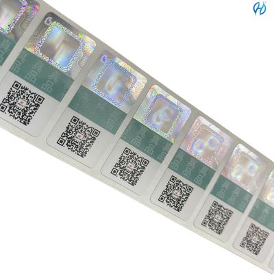 Release Shape VOID Adhesive Anti Fake Stickers in White for Guaranteed Product Identification