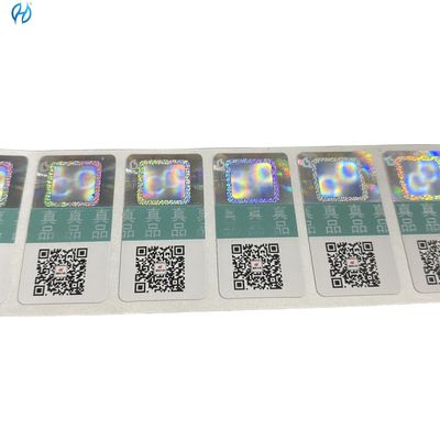 25/50microns Thickness Sticker Security Tags Strong Glue And Waterproof