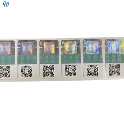Black And White Paper QR Code Label with Thermal Printing Technology Strong Adhesive and Waterproof