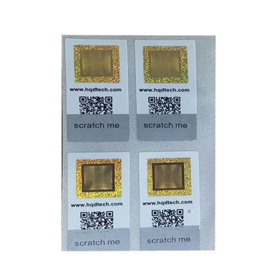 Custom Die Cut Self Adhesive Security Labels for Sheet/roll Packing One Sheet Unit Of Measurement