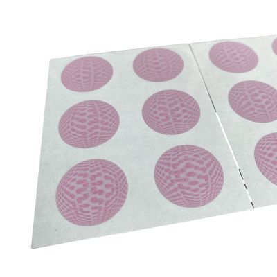 Permanent Self Adhesive Security Labels with Hidden Message