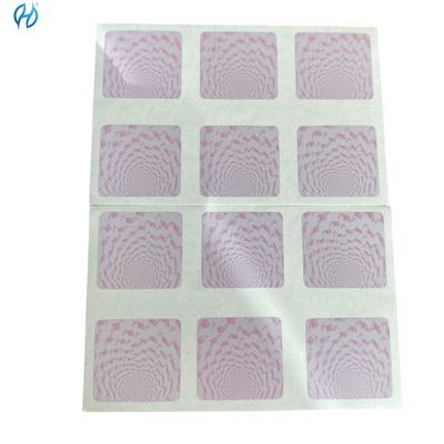 Logo Display Laminated Two-Ply Labels Professional Branding for Rectangle Products