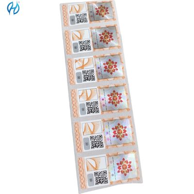 Security Labels Weatherproof Qr Code Labels With Logo Display In Black And White