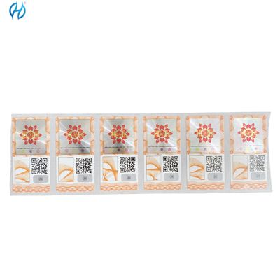 Product Packaging Roll QR Code Label in Various Sizes Black And White