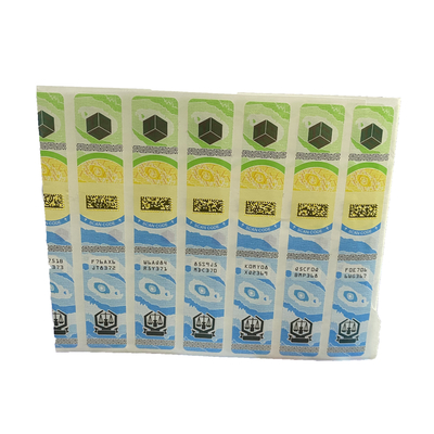 Multiple Extrusion Anti Counterfeit Sticker The Most Effective Authentication Solution with Laser Printing Type