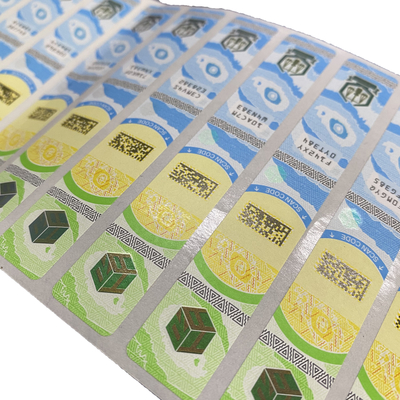 One Sheet Unit Of Measurement Anti Counterfeit Sticker with Uv Resistance