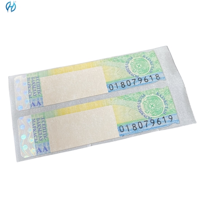 Custom Tax Stamps Tamper-Proof Water-Resistant for Secure Packaging