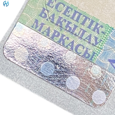 Custom Self Adhesive Security Labels Permanent PET Film