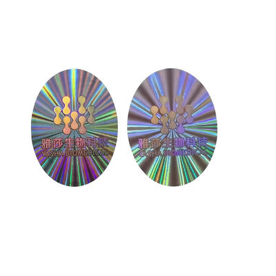 Any size Anti counterfeit sticker label round square rectangle customized for tamper proofing and secure product verification