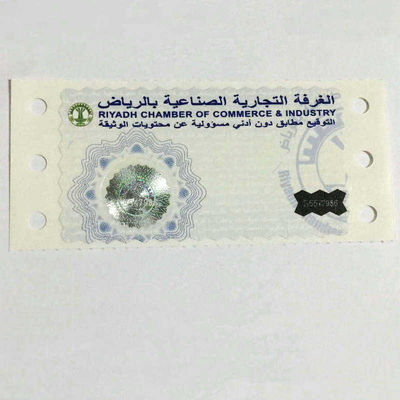 Personalized Digital Printing Security Stickers with Custom Logos and Durable Finishes