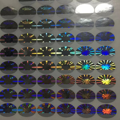 ODM Self Adhesive Security Labels 3D Hologram Anti Fake Label Antifreeze