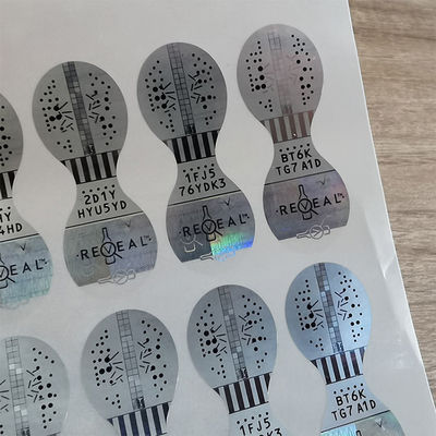 Adhesive Waterproof Wine Label Stickers Anti Counterfeiting Glossy