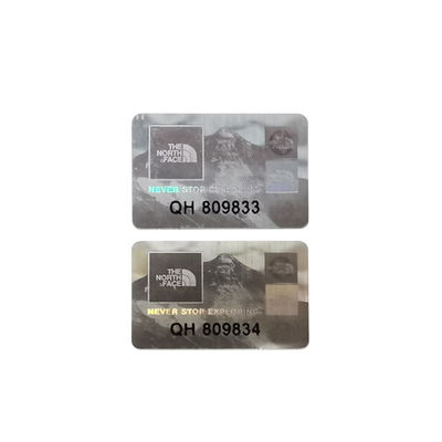 Adhesive Holographic Sticker Vinyl Anti Counterfeit Magnetic Security Stickers