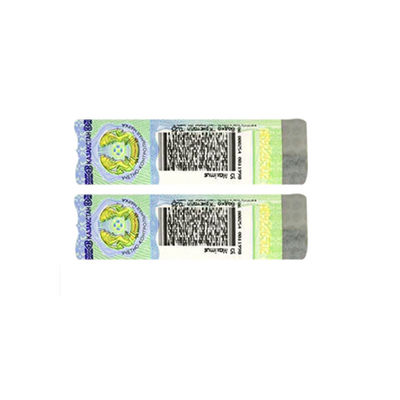 Fluorescent Tax Stamp QR Code Wine Label Custom Manufacturers