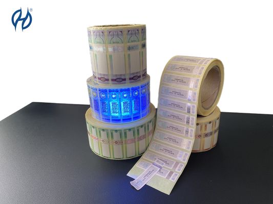 Custom Logo Rolled Wine Duty Paid Label Alcohol Tax Stamp Stickers