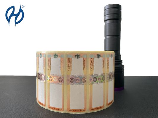 Carta di sicurezza adesiva personalizzata per vino / tabacco