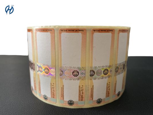 Op maat gemaakte holografische vinyl-beveiligingsstickers voor decoratiepromotie