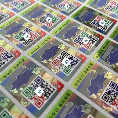Testo fluorescente Imposto timbro dazio Turchia Darphane Verificazione QR Code per bottiglia di vino scatola