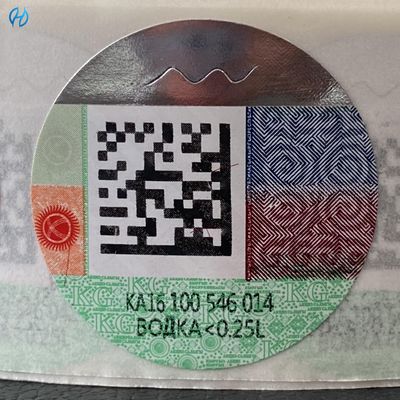 Verbeterde beschermings- en beveiligingsstickers met een glanzend/mat oppervlak