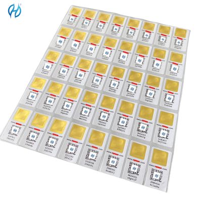 Aanpasbare holografische stickerlabels Offset gedrukt met unieke beveiligingsfuncties