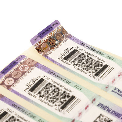Premium Custom Security Label Sticker Dengan Data Variabel Untuk Perlindungan Anti Pembuat Palsu