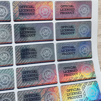 Paper/Vinyl/PET Sheet/Roll Packing Security Seal Stickers for Anti-counterfeit Protection