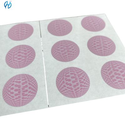Fluorescence Printing Double Layer Labels with Permanent Adhesive Type and Full Coverage
