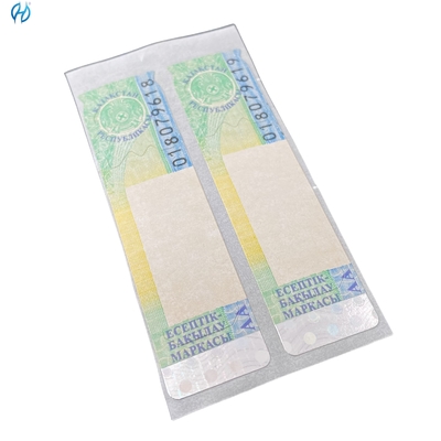 Durability Tear Resistant Anti counterfeit sticker label for Silk Screen Printing and Digital Printing