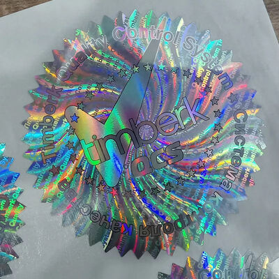 Laser Anti Counterfeiting Label with Laser-Secured Authentication Peel and Stick Normal Adhesive for Secure Product Protection