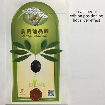 Matte Surface Finish Hot Stamping Label Single Sided Permanent Adhesive Solution for Durable Product Labels and Enhancement