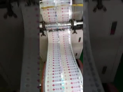 ¿Cuál es el color para la etiqueta autoadhesiva de la seguridad?