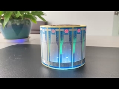 El timbre fiscal de impuesto sobre el tabaco del color de CMYK Pantone etiqueta la etiqueta engomada de falsificación anti de la cáscara de huevo