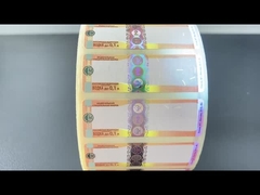 El pegamento del papel de seguridad del timbrado fiscal del impuesto modificó para requisitos particulares para el uso de la seguridad